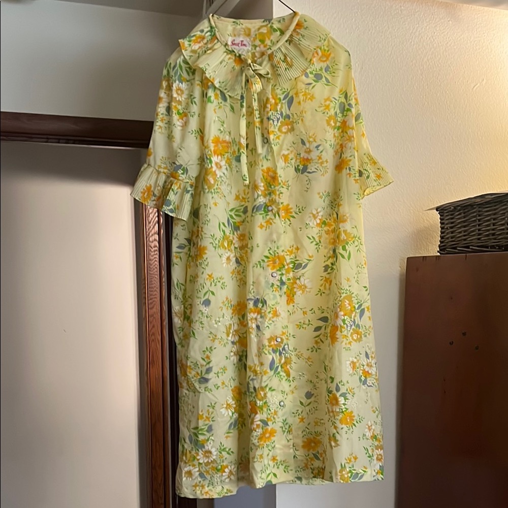Floral Yellow Dress